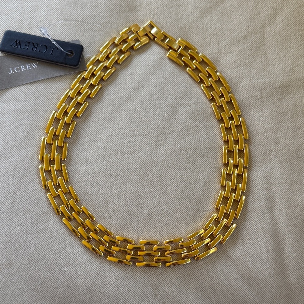 J. Crew Statement Gold Necklace - NWT